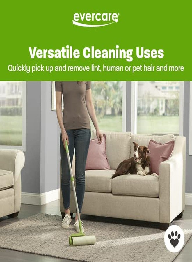 Evercare Pet Mega Lint Roller Value Pack with Two 50-Sheet Refills - Includes Refillable Lint Roller, Adhesive Sheets, Versatile Cleaning Uses, Home and On-The-Go Use, Extendable Handle - Image 5